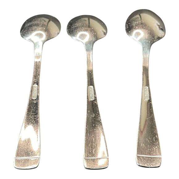 Oneida Mercer Mirror 18/10 Stainless Steel Teaspoons Set of 3 Discontinued - Picture 3 of 8